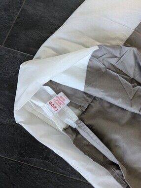 Izod Queen Size Gray Bedskirt 15 Inch Drop